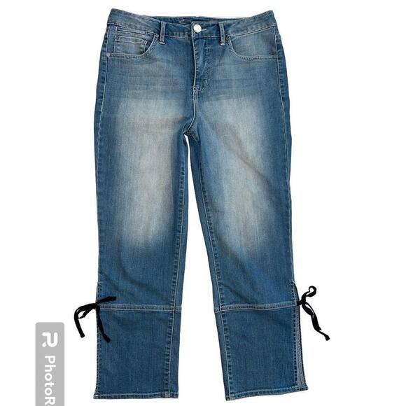 Seven7 High Rise Stovepipe Straight Jeans, size 8, 26” inseam - Picture 2 of 10